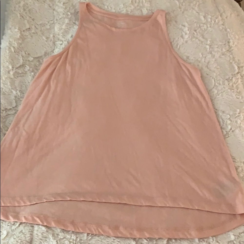 Pale peach tank